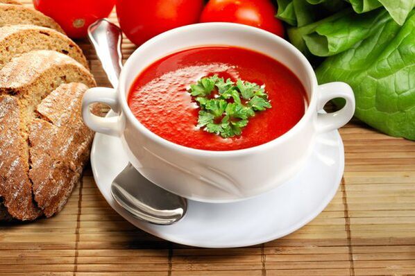 La soupe aux tomates peut diversifier les menus à boire et à manger